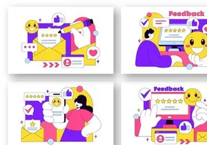 10 Customer Feedback Illustration