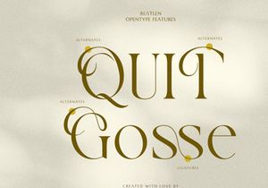 Rustlen - classic serif