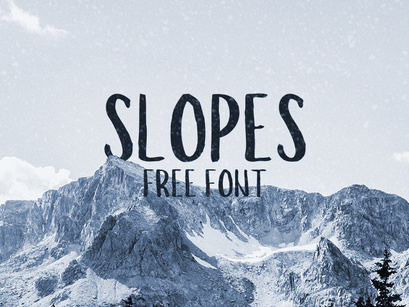 Slopes Free Font