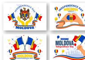 14 Moldova Independence Day Illustration