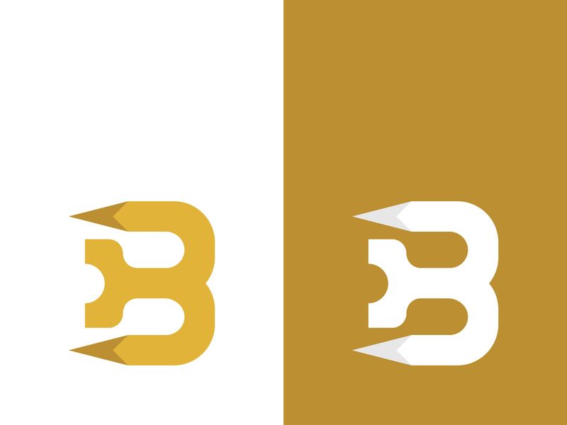B letter logo template vector illustration