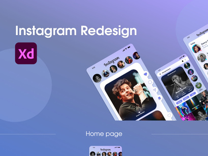 Instagram Redesign ui