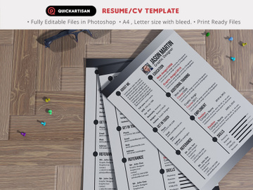 Resume/CV Template 06 preview picture