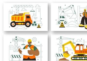 10 Construction Vector Illustration