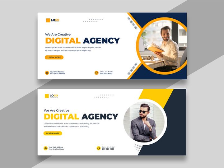 Digital Marketing Facebook Cover Banner Ver-7