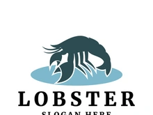 Vintage lobster logo