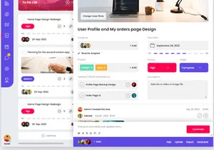 Admin Project Add New Tasks Page Web UI Template
