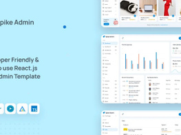 Spike Free React Tailwind Admin Template preview picture