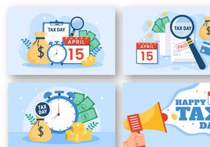 14 Tax Day Illustration