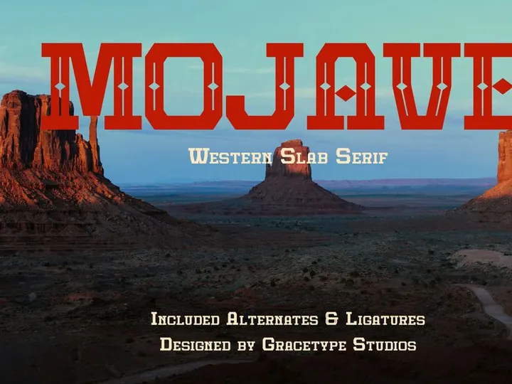 Mojave | Western Slab Serif