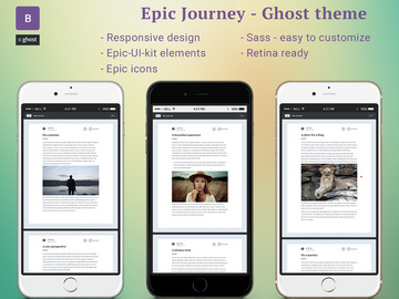 Epic-Journey Ghost theme preview picture