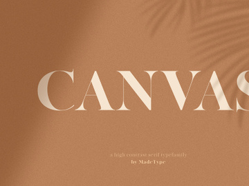 Made Canvas Font Family Demo preview picture