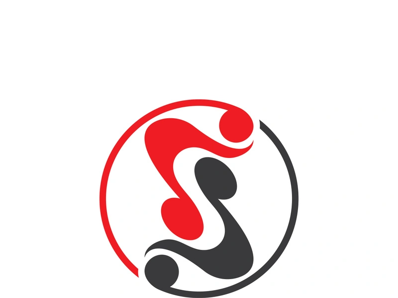 Business corporate S letter logo design vector