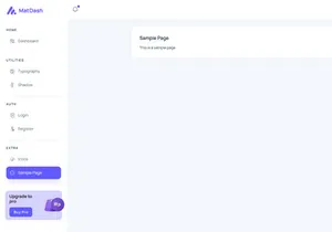 MatDash Free Vuetify NuxtJs Admin Dashboard Template