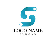 Business corporate S letter logo design vector