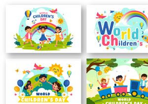 11 World Children's Day Illustration