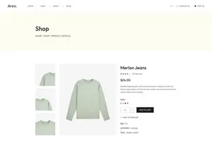 Arox - eCommerch Figma Template