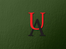 UA logo design in adobe illustrator
