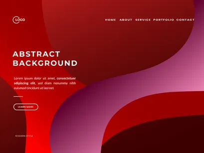 Abstract Background Wave Modern