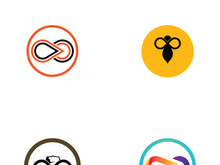 Infinity logo design with a modern concept