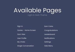 Quizz App UI (Dark and light theame)