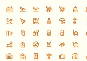 Vacation icons