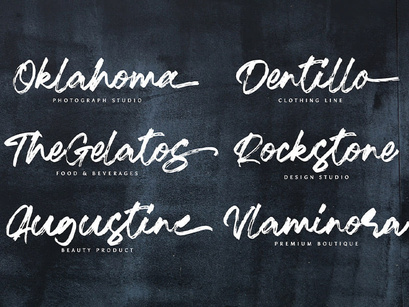 Ramez - Textured Brush Font