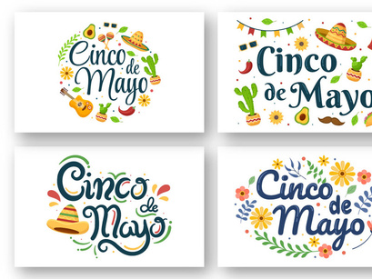 20 Cinco de Mayo Mexican Holiday Illustration