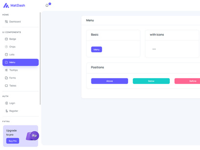 MatDash Free Angular Admin Dashboard Template