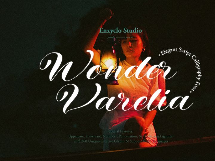 WONDER VARELIA - Script Calligraphy Font