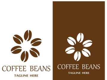 Coffee bean logo for cafe, business, label. preview picture