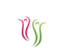 Family care and Community, network social icon logo