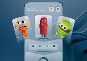 3D Render Post Insights UI Concept