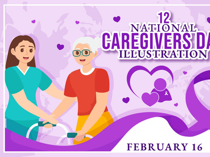 12 National Caregivers Day Illustration