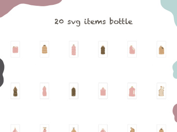 20 svg illustration stamps stickers icons images pictures bottles preview picture