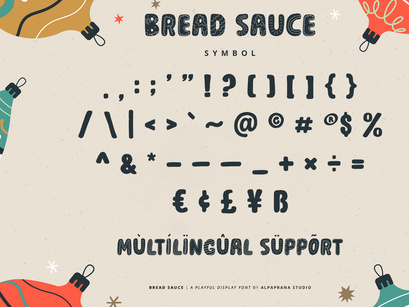 Bread Sauce - Playful Font