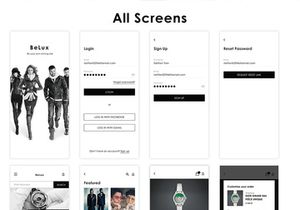 Belux Free Minimal UI Kit