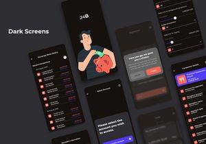 24B - FREE Complete Personal Bank UI Kit