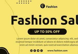 Facebook Fashion Banner Template