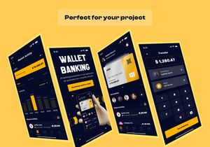 Wallet Banking App UI Kits