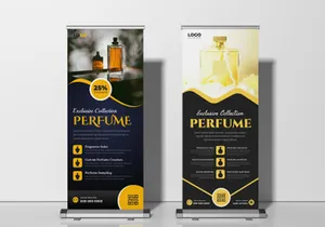 Luxury Perfume Roll Up Banner Template Ver-1