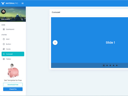 MaterialPro Free NuxtJs Admin Dashboard Template