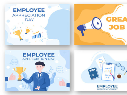 12 Employee Appreciation Day Illustration