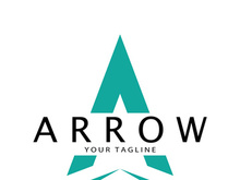 Arrow vector illustration icon Logo Template design
