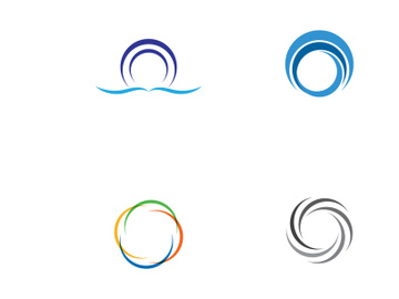 Colorful circle abstract logo preview picture