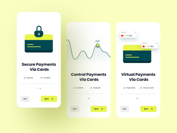 Fintech Mobile App UI KIT On-Boarding preview picture