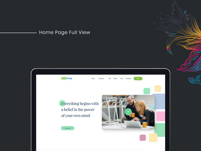 User Testing Home Page