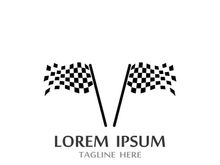 Race flag logo