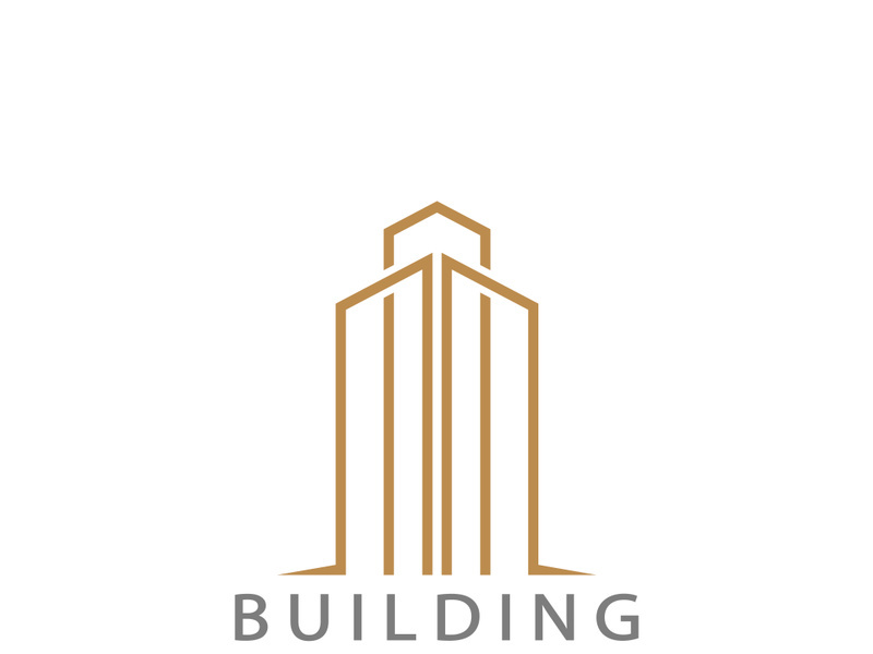 Building logo vector illustration design,Real Estate logo template, Logo symbol icon