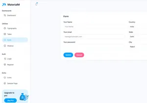 MaterialM Free NextJs Tailwind Admin Dashboard Template
